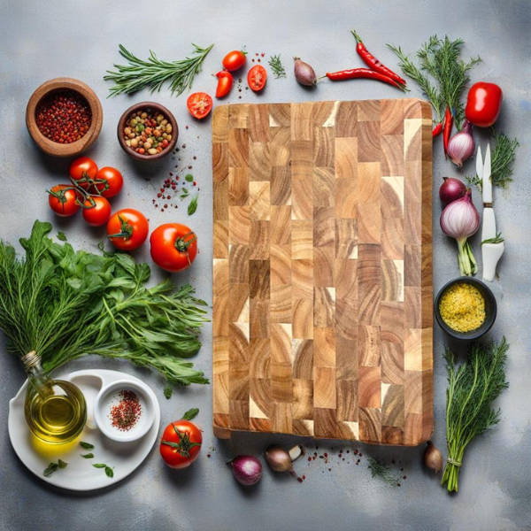 cutting board acacia wood durable meat board chopping board large and smooth surface